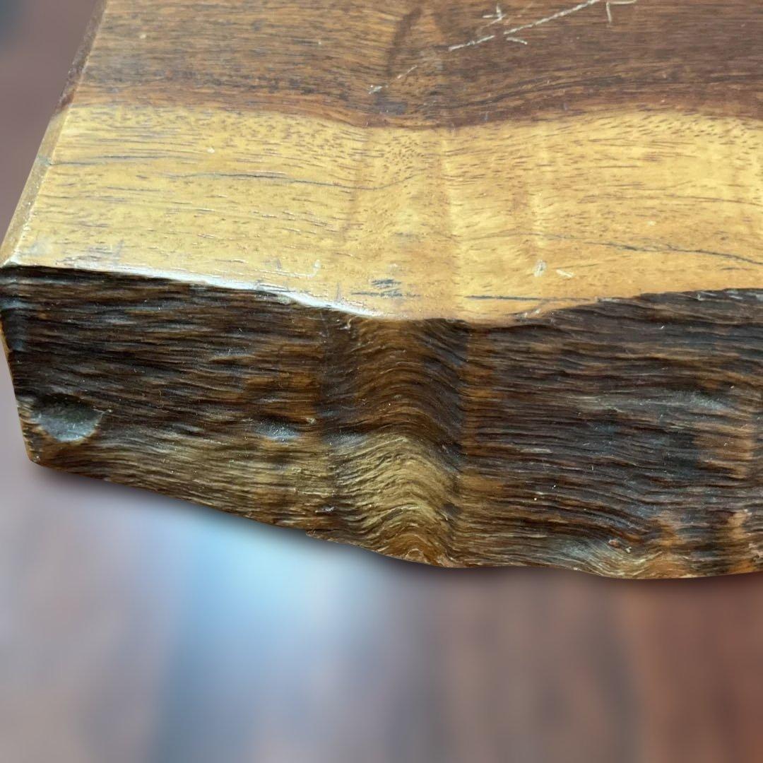 唐木無垢 一枚板 花台 飾り台 置台 敷板 盆栽台 古木 天然木