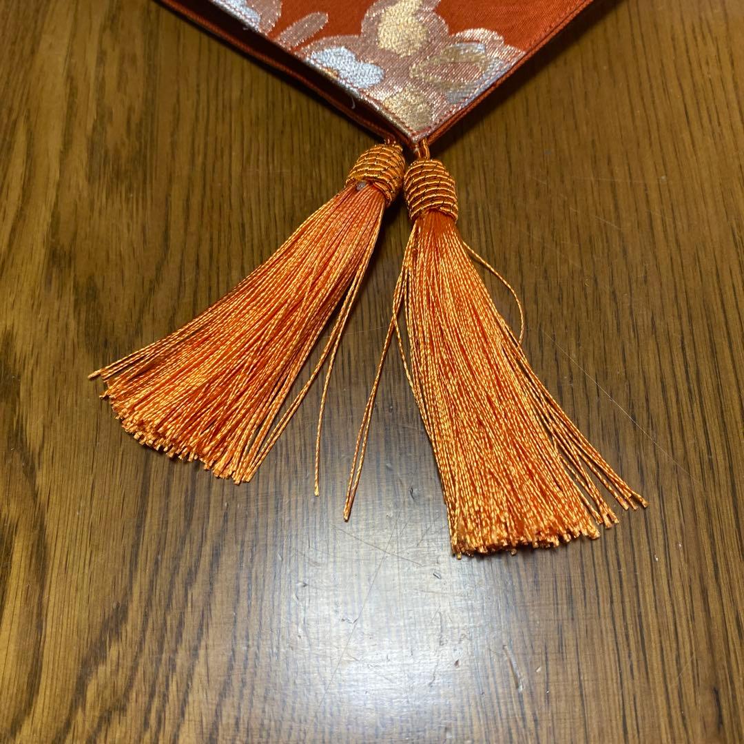 table runner 「宝相華」　帯リメイク　長尺