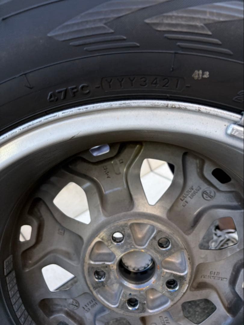 スバルフォレスターＸブレイク純正ホイール　横浜ゴムスタッドレス　アイスガード付き