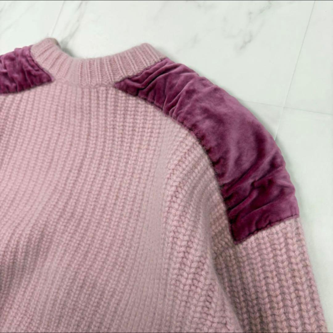MONCLER ピンク ニット セーター 長袖