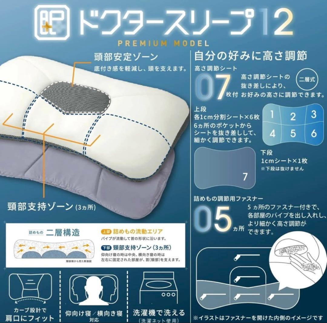 nishikawa 【 西川 】 ドクター スリープ 枕 プレミアムモデル