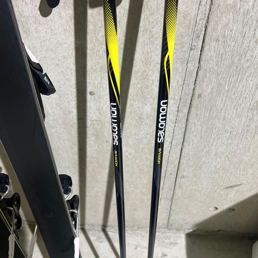 SALOMON XDRIVE 7.5 154cm＋ストック115cmセット