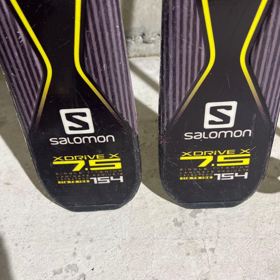 SALOMON XDRIVE 7.5 154cm＋ストック115cmセット