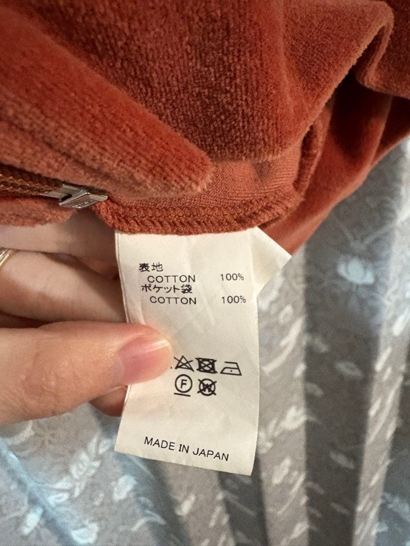 <美品> DAIRIKU Dress-Up-Dawn ベロアジャケット M