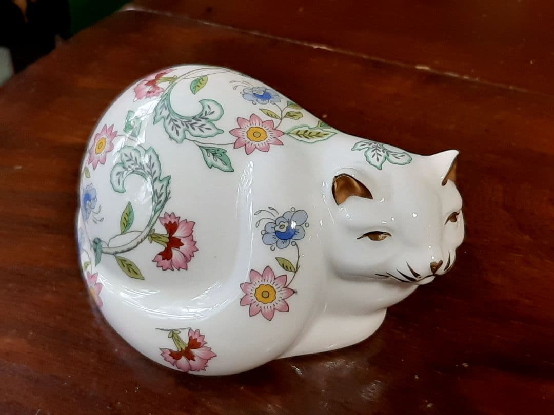 希少 ミントン ハドンホール HADDON HALL 猫