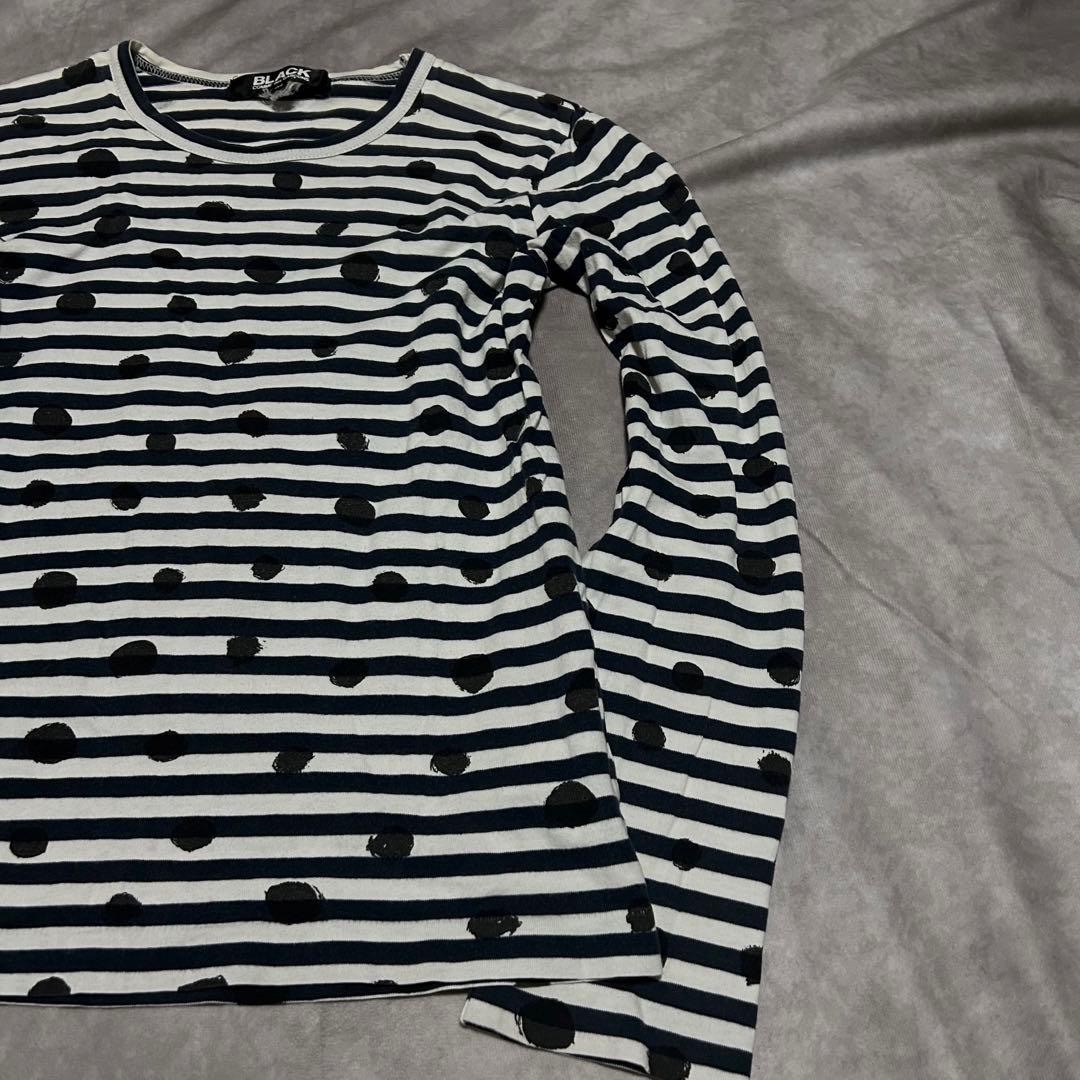 COMME des GARÇONS border long sleeve tee