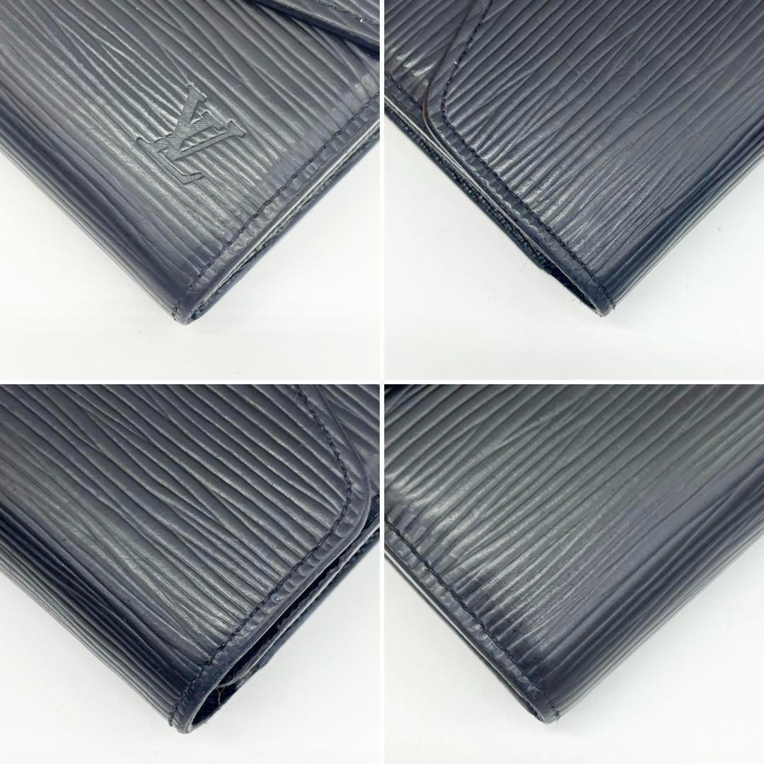 ✨極美品✨ルイヴィトン エピ ノワール ポルトフォイユ サラ 長財布
