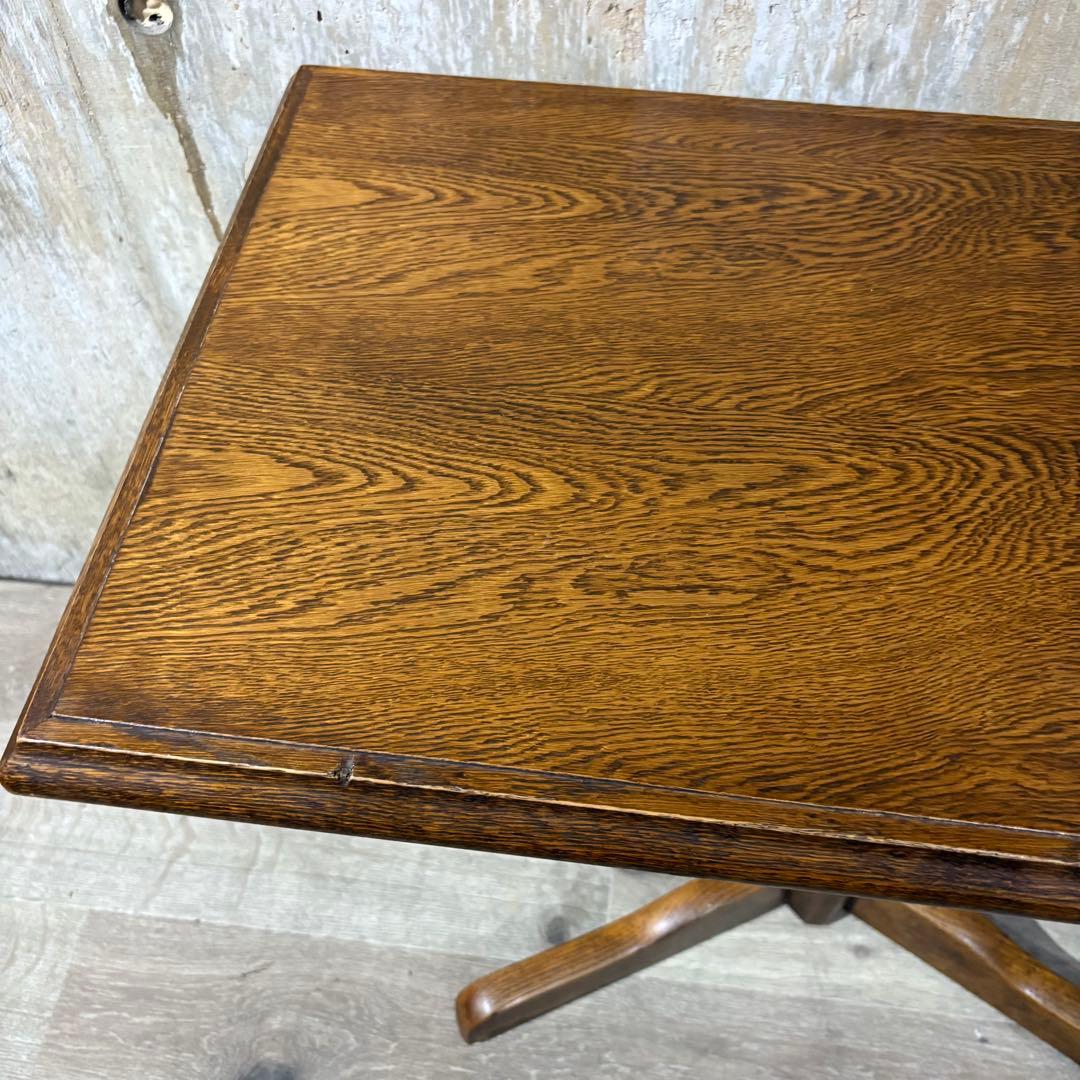 カフェテーブル　センターテーブル　オーク材　②