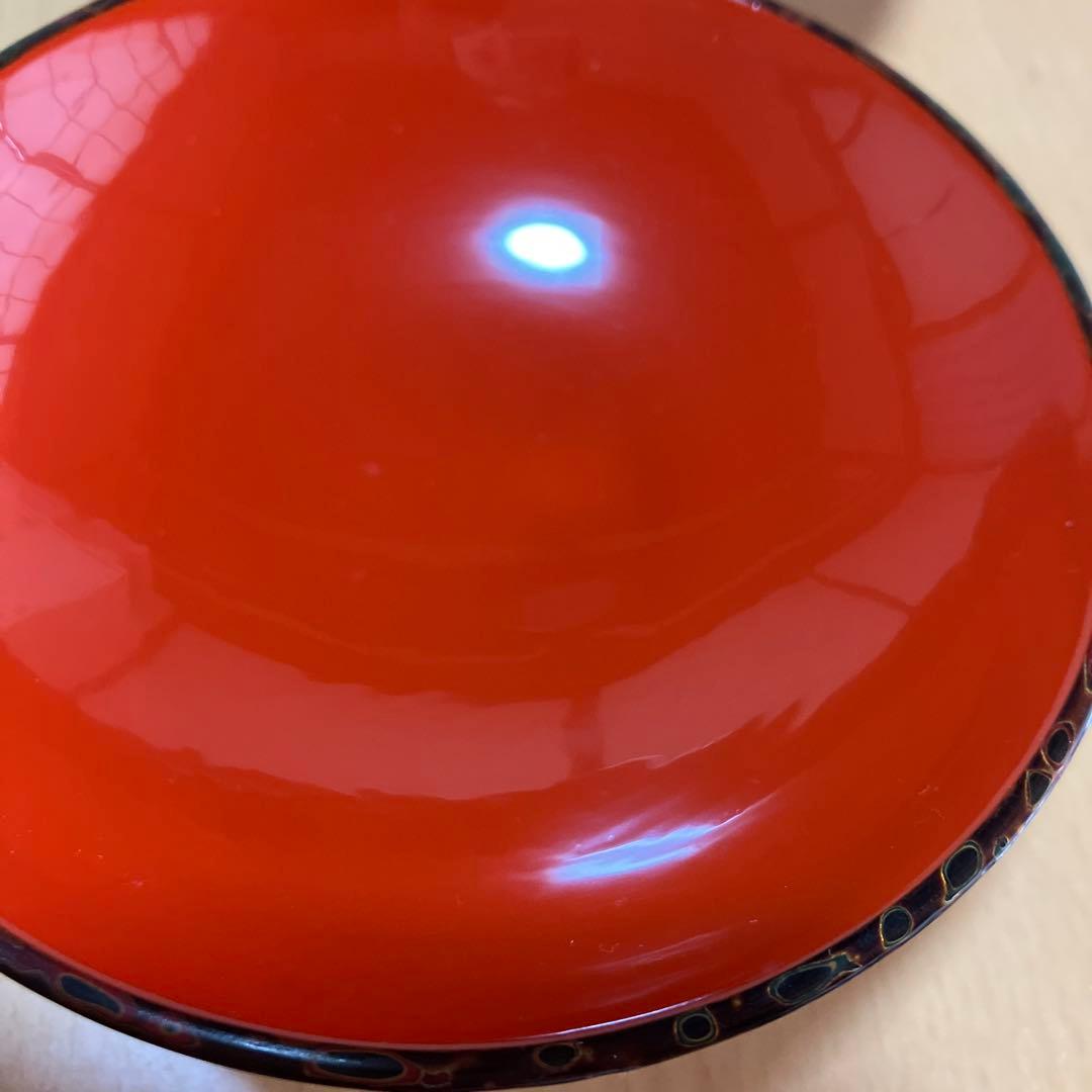 津軽塗　天然木　蓋付き椀　16個