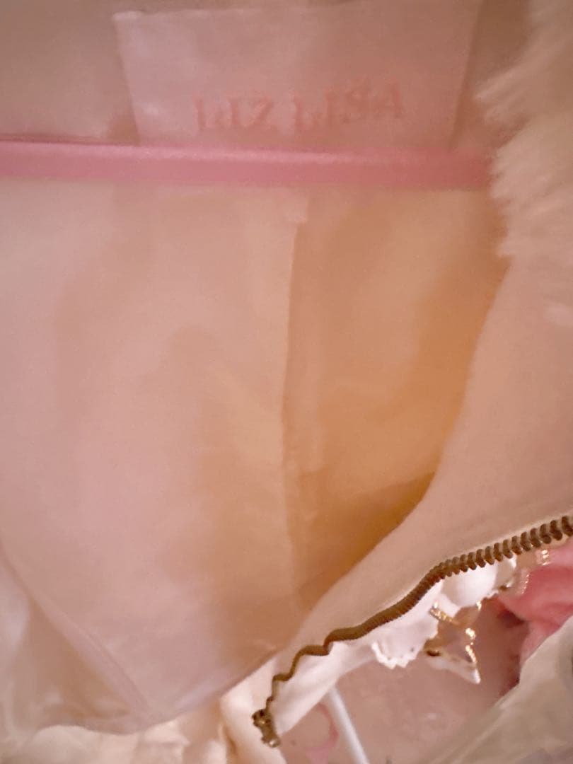 LIZLISA ビジューリボンショートフートコート レア