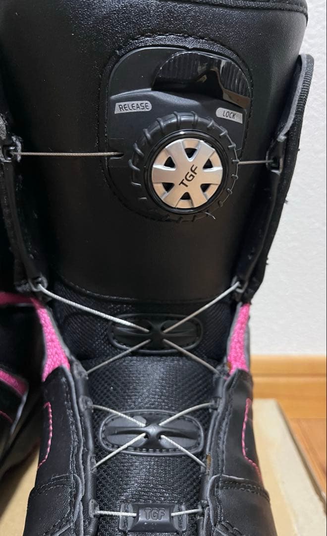 スノーボード ブーツ レディース 24~24.5 IGNIO BOA ボア 黒