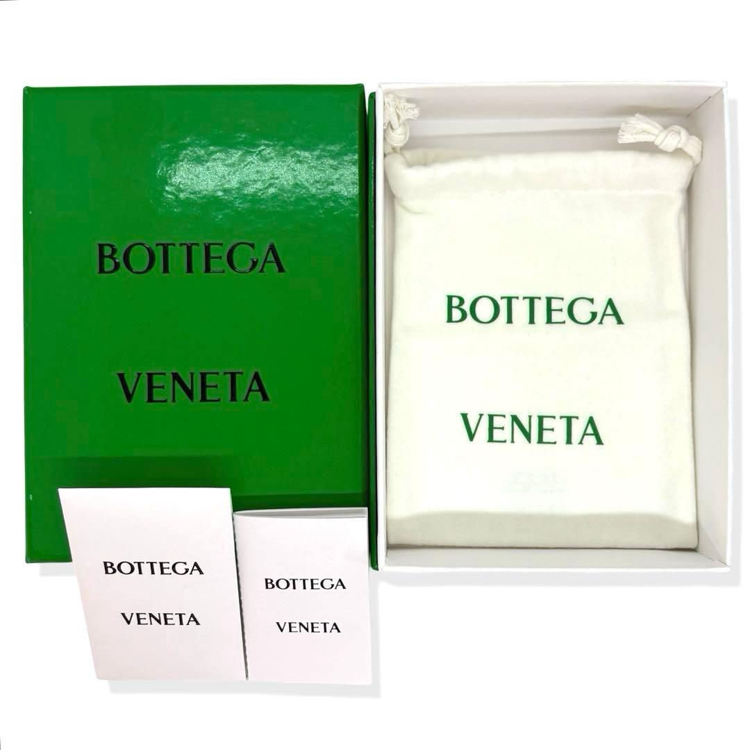 正規品 Bottega Veneta カセット マネークリップ 二つ折り財布 黒