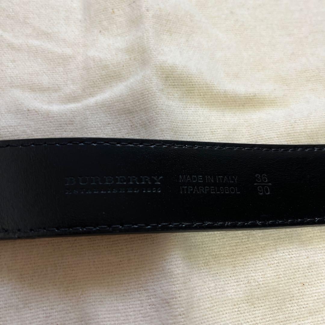 BURBERRY メンズ　レザーベルト