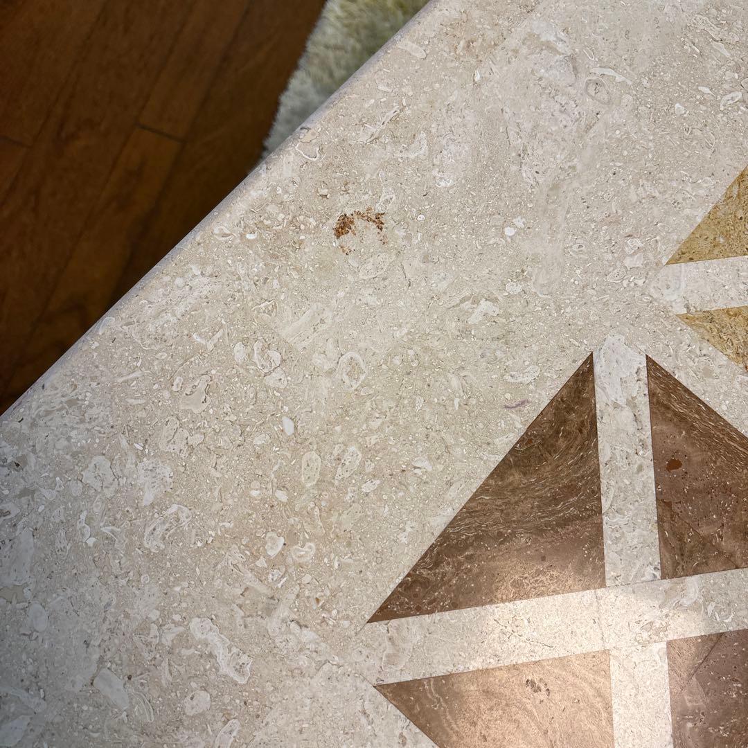 【送料込】大理石調 センターテーブル マーブル柄 コーヒーテーブル