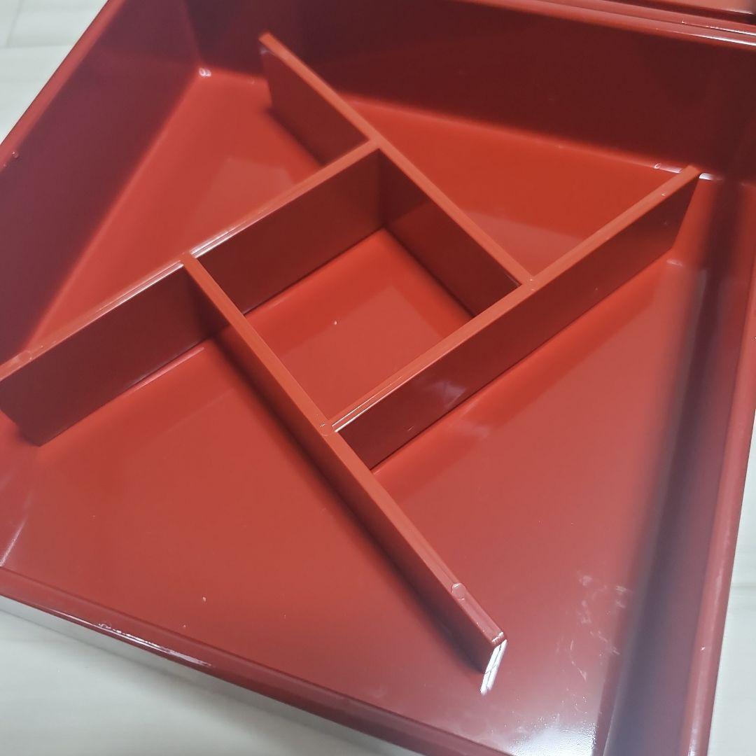 3段重箱 黒色 金文字