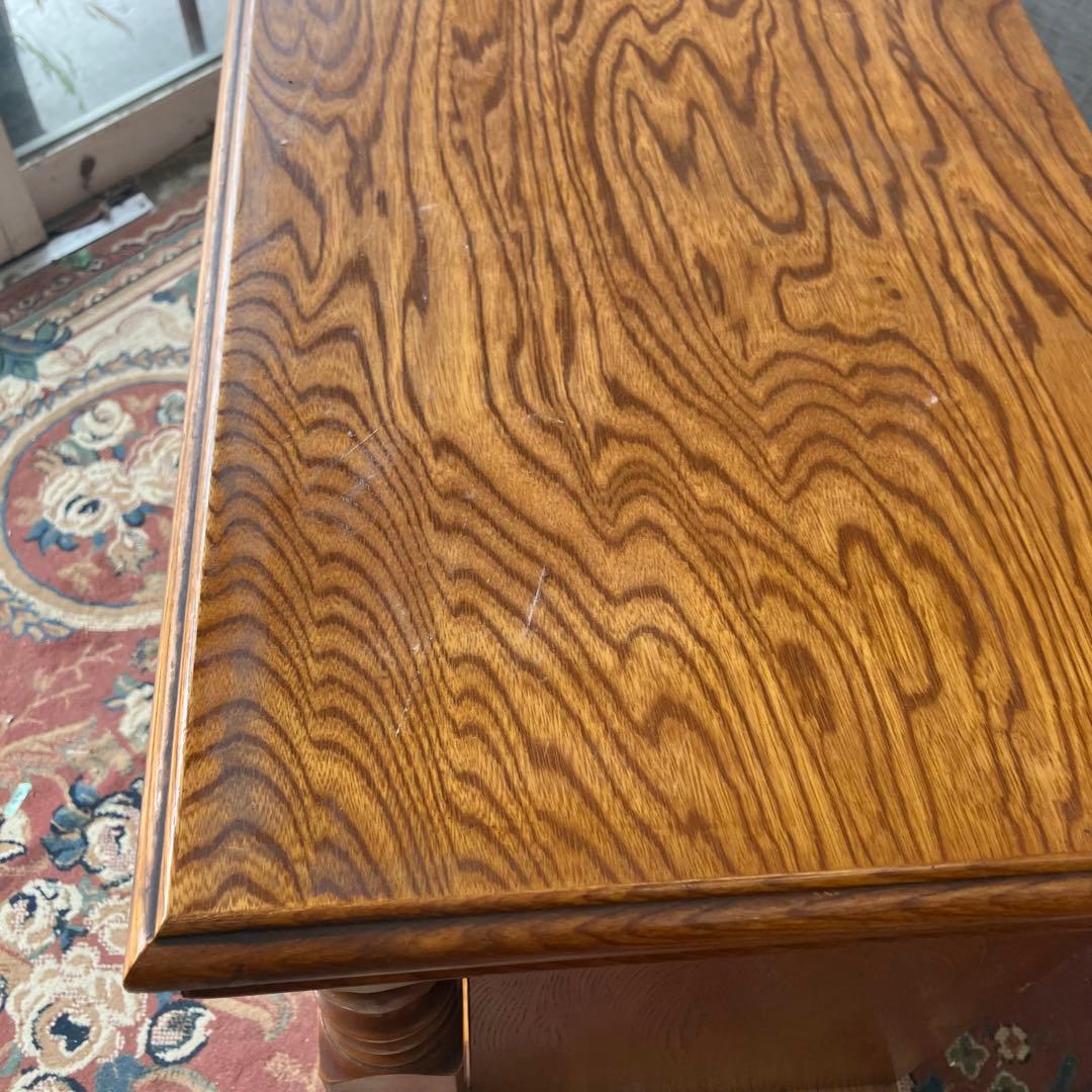 昭和レトロ 旭川家具 さくら工芸 大型 木製サイドボード 飾り棚 古家具 食器棚