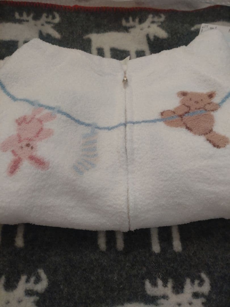 エアリーモコウォッシングアニマルジャガードパーカ ロングパンツセット