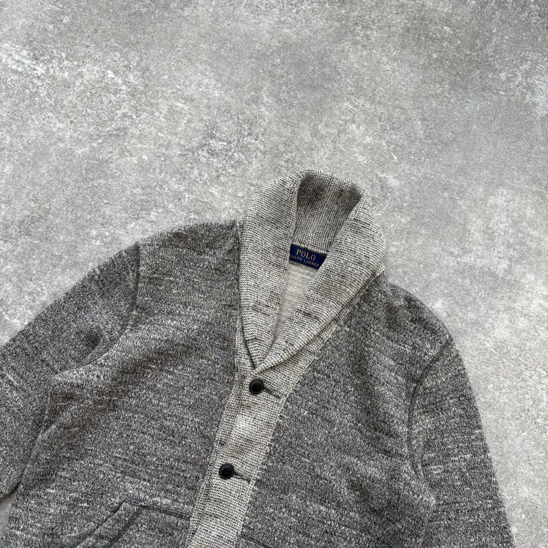 【POLO RALPH LAUREN】 ショールカラー カーディガン 未使用