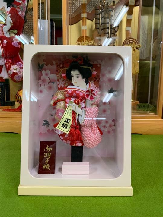 羽子板　コンパクトアクリルケース　極小