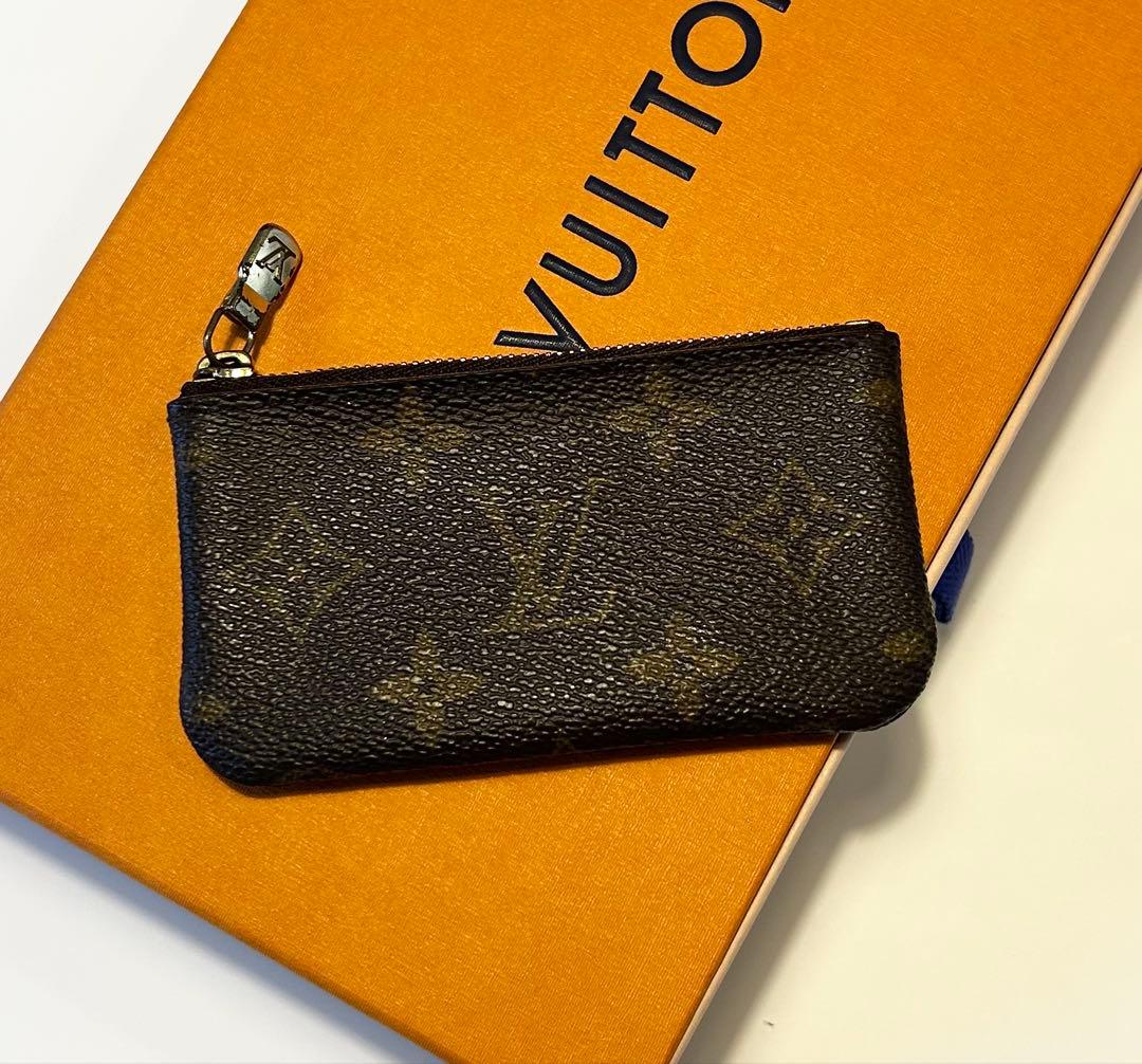 【LOUIS VUITTON】美品☆ポシェットクレ　モノグラム　ケース