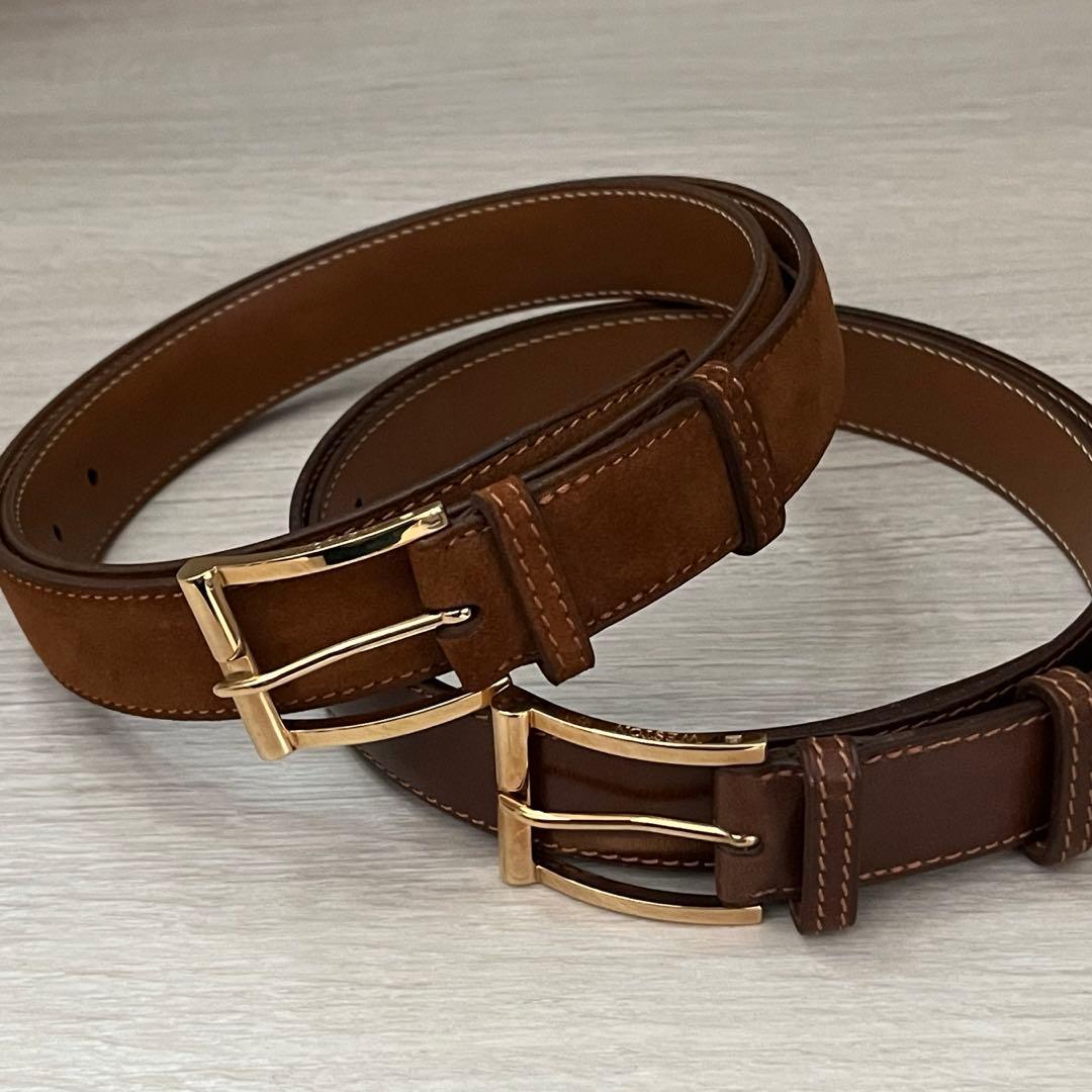 J.M. WESTON ジェイエムウェストン革ベルト ・未使用 ★お値下げ