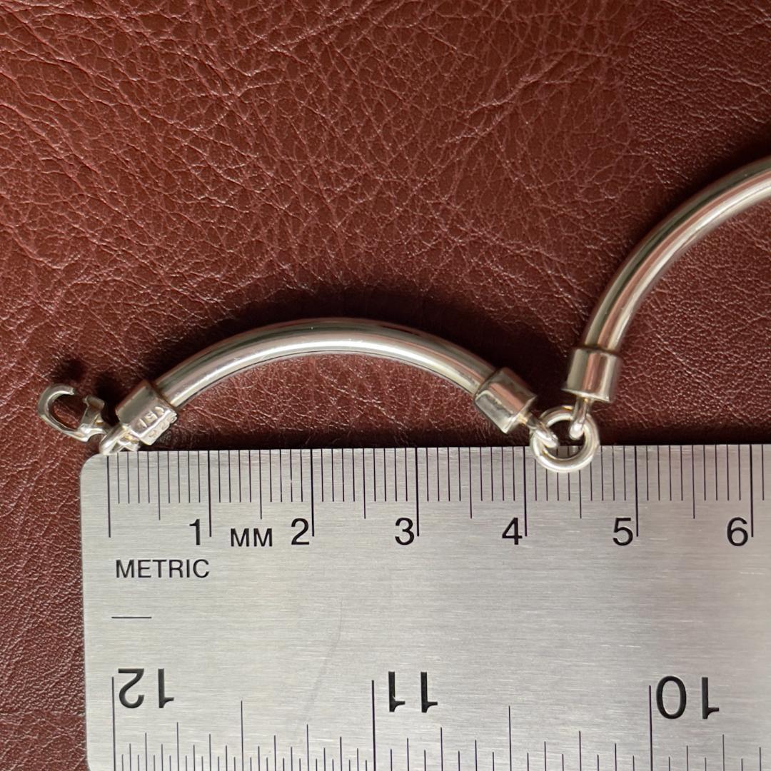 ビンテージ シルバー925 ブレスレット メンズ メキシコ製 バーブレスレット