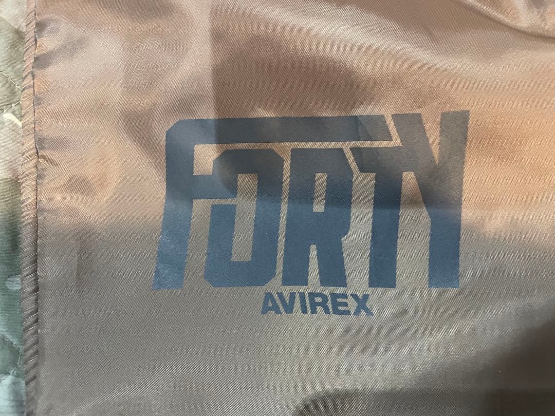 アヴィレックス迷彩 MA-1ジャケット FITY