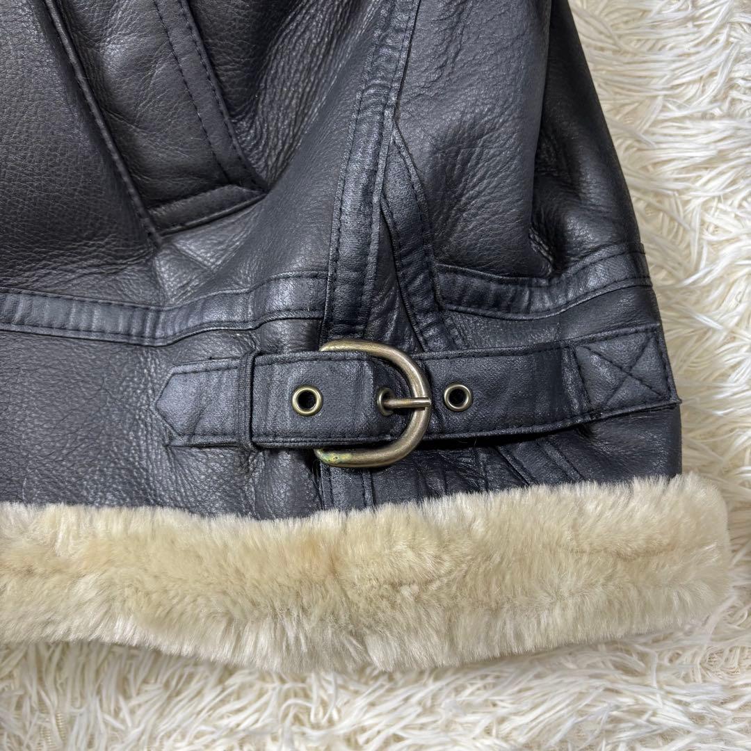 ✨激レア✨状態良好 BOSSジャン 2000年限定モデル 肉厚レザー B-3