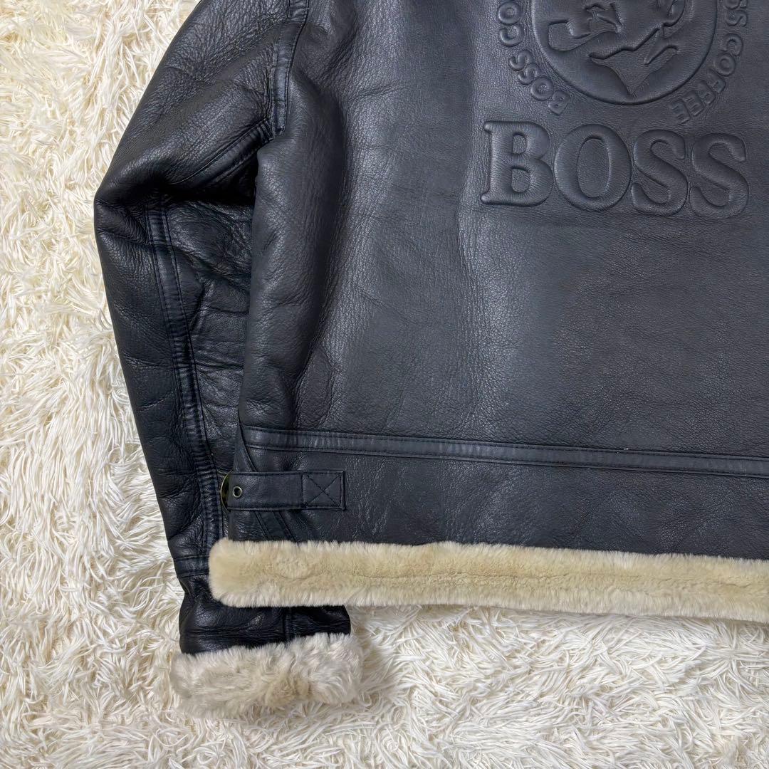 ✨激レア✨状態良好 BOSSジャン 2000年限定モデル 肉厚レザー B-3