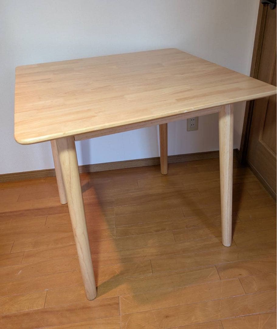 ■送料込■ニコアンド ダイニングデスク 食卓 テーブル 木製机 2人家具