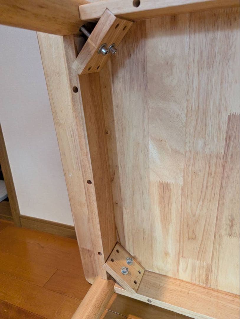 ■送料込■ニコアンド ダイニングデスク 食卓 テーブル 木製机 2人家具