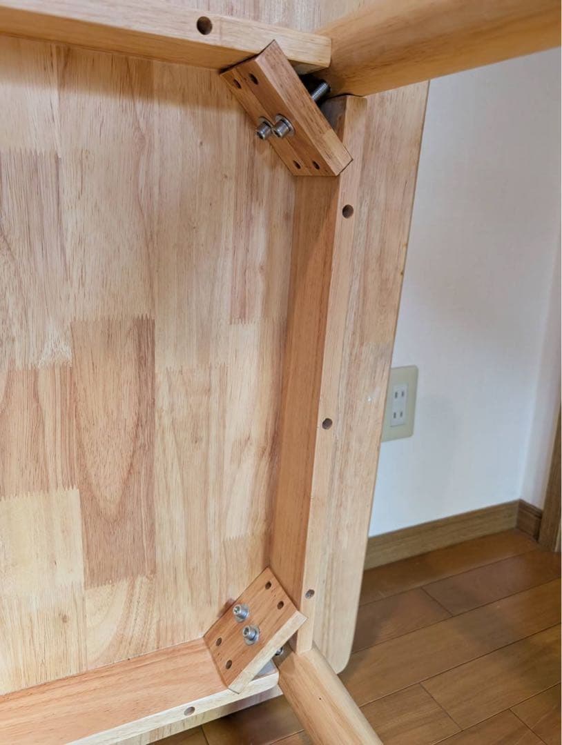 ■送料込■ニコアンド ダイニングデスク 食卓 テーブル 木製机 2人家具