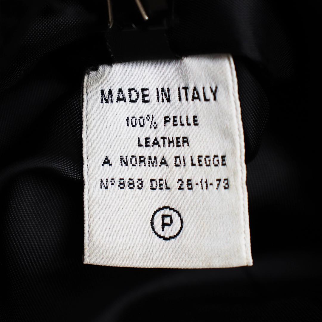 希少✨アレッサンドロデラクア オールレザーパンツ 本革 裾ジップ 拡張マチ