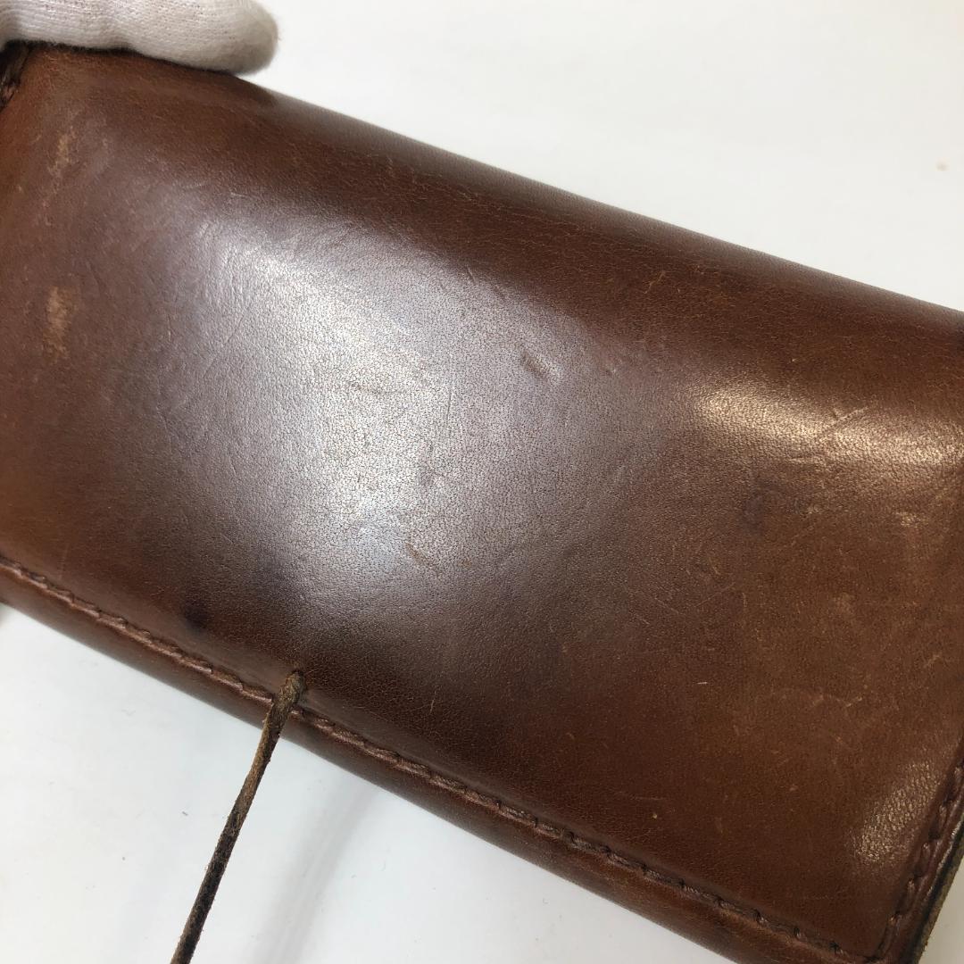 9F314/ゴローズ/長財布/インディアン/コンチョボタン/サドルレザー/茶色