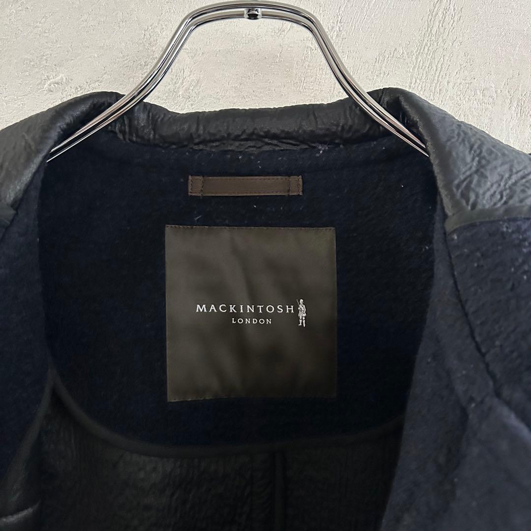 美品 MACKINTOSH LONDON ダッフルコート 40 ネイビー