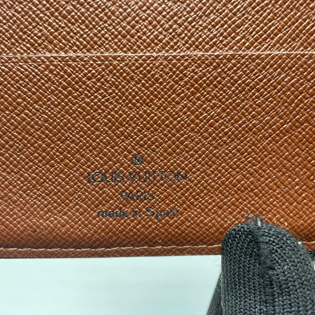 2844 ルイヴィトン モノグラム 二つ折り財布 ポルトフォイユ マルコ