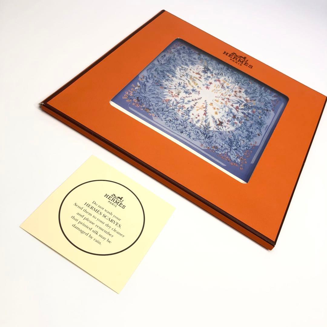 極美品✨箱付 エルメス カレ90 LA PRAIRIE／草原 スカーフ 大判