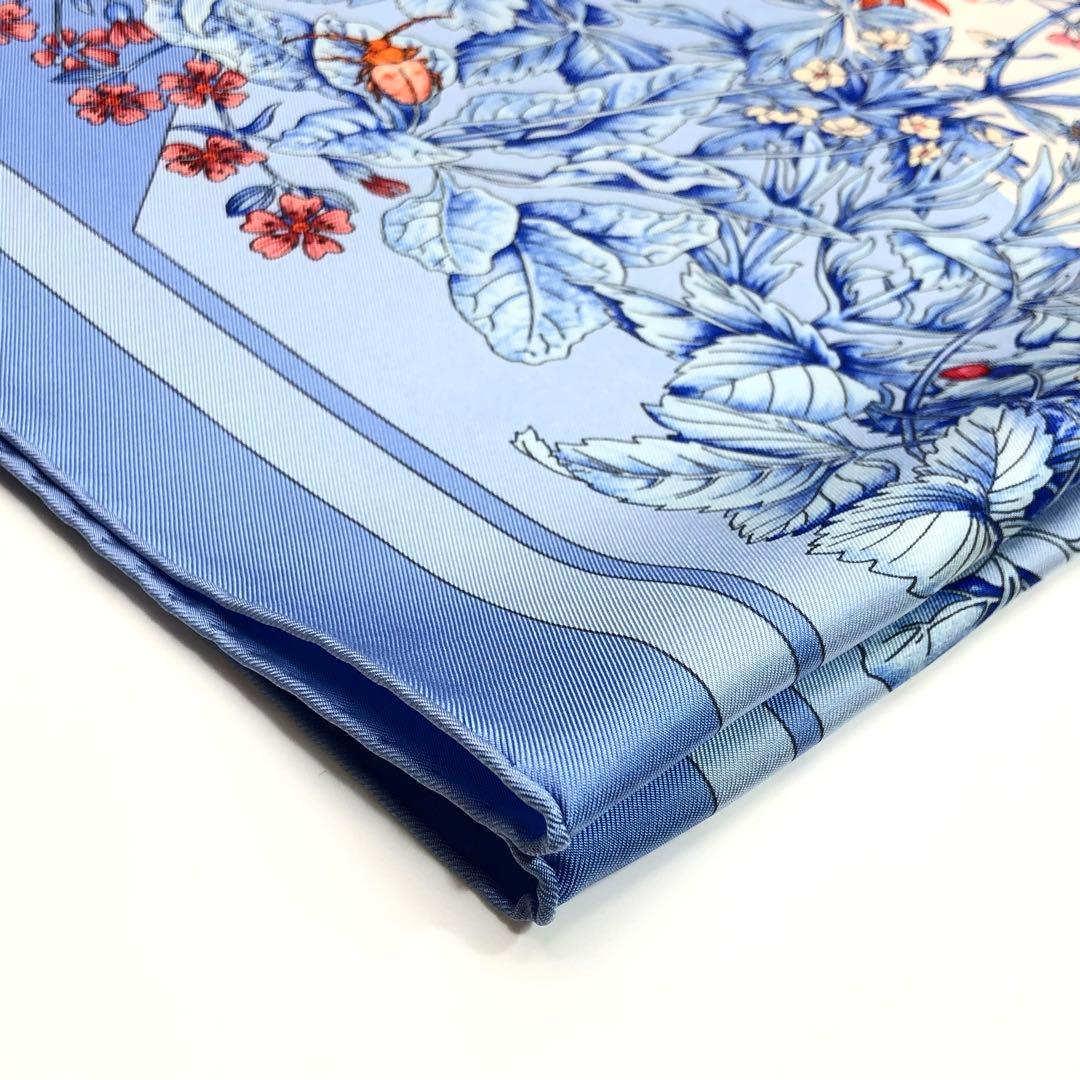 極美品✨箱付 エルメス カレ90 LA PRAIRIE／草原 スカーフ 大判