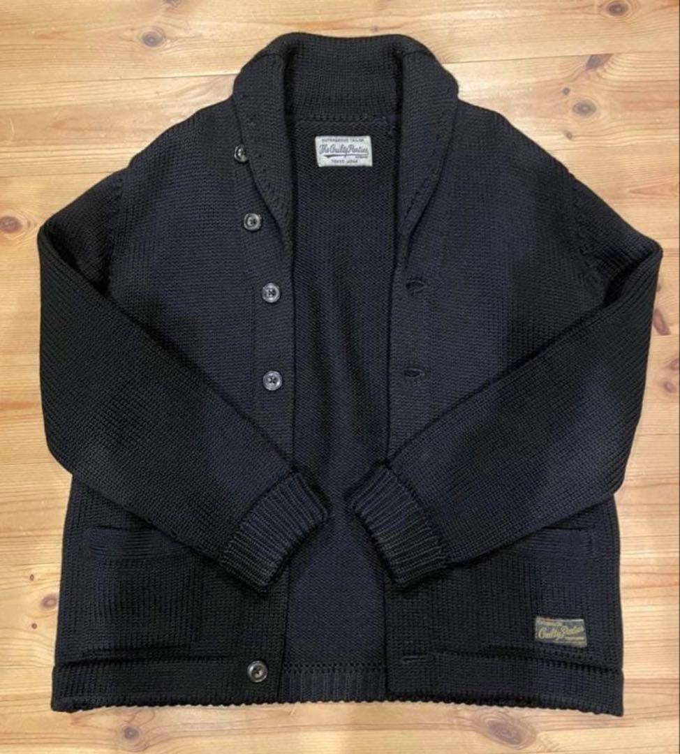 WACKO MARIA ショールカーディガン　黒　L