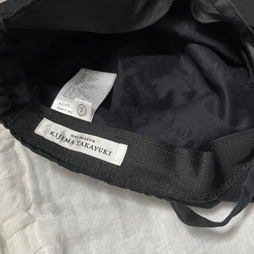 帽子 SUPIMA LINEN SILK 6PANEL CAP