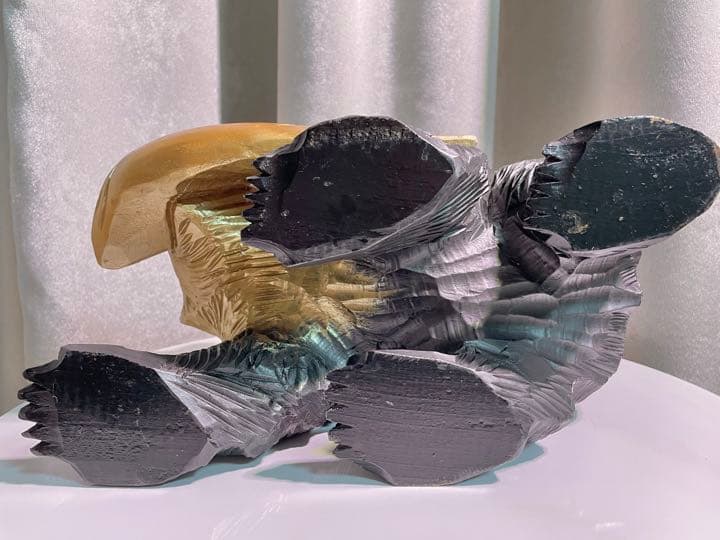 木彫りの熊　アップサイクルアート