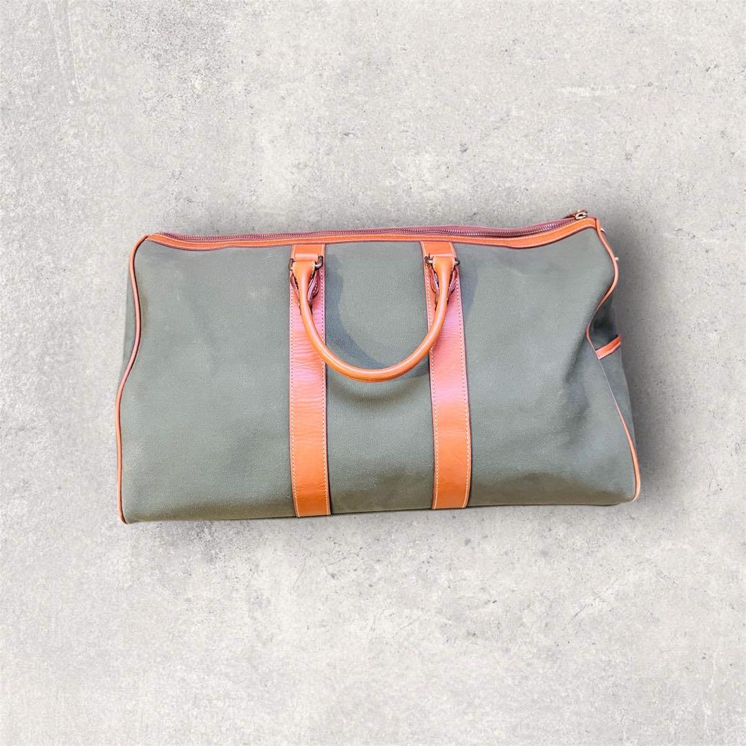 Burberry ボストンバック ヴィンテージ カーキSA605