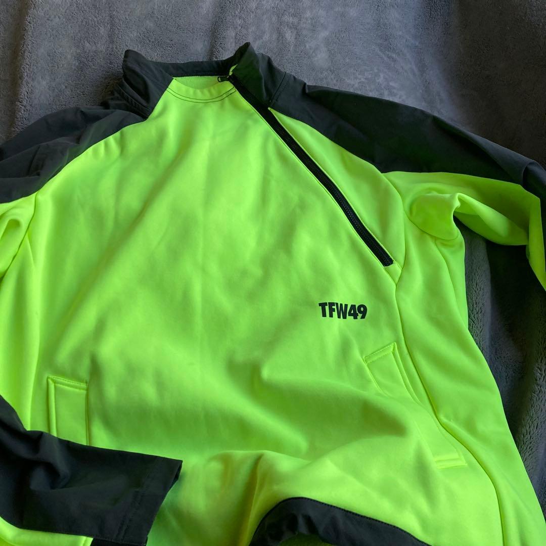 TFW49 プルオーバー　蛍光イエロー　ゴルフ　Lサイズ
