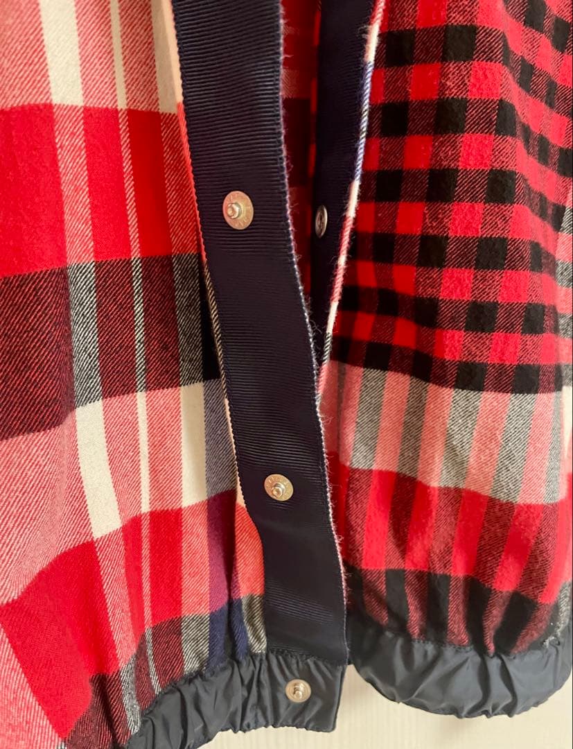 sacai サカイ 16SSドローコードチェックネルシャツ