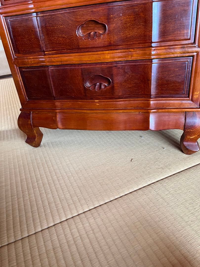 アンティーク調箪笥5段