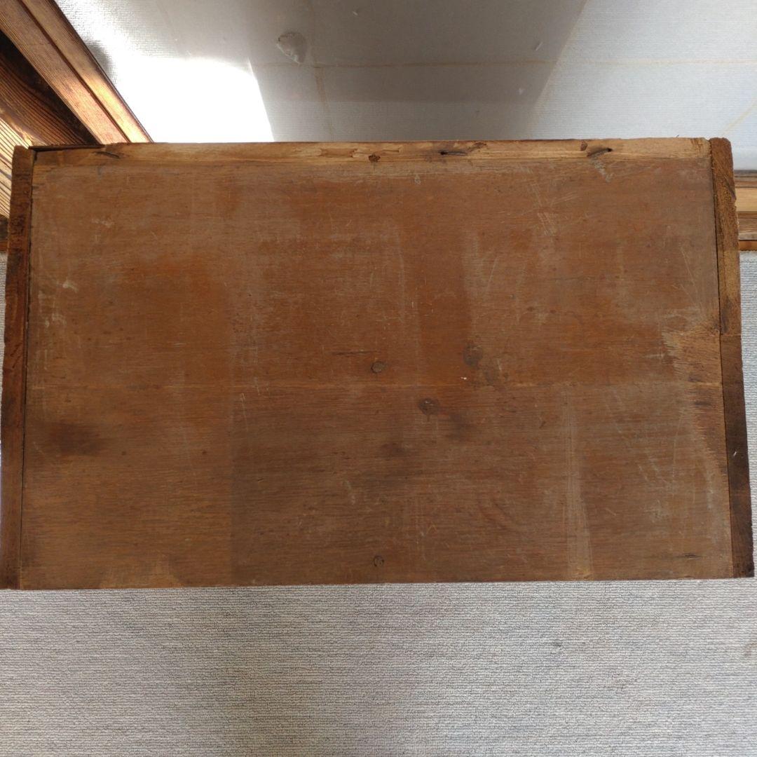 木製ラック 12段 引き出し付き カルテ棚　収納　アンティーク　ビンテージ