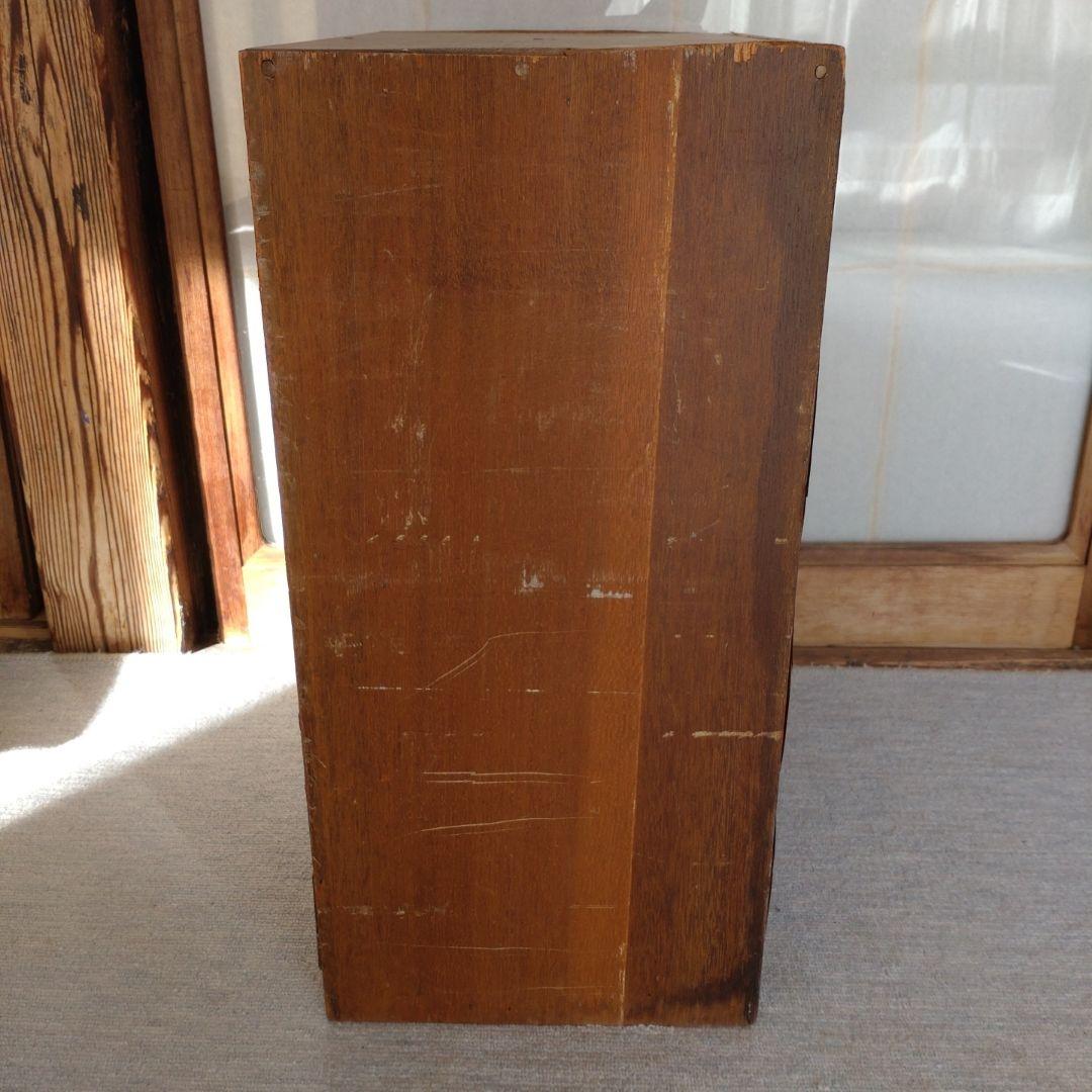 木製ラック 12段 引き出し付き カルテ棚　収納　アンティーク　ビンテージ