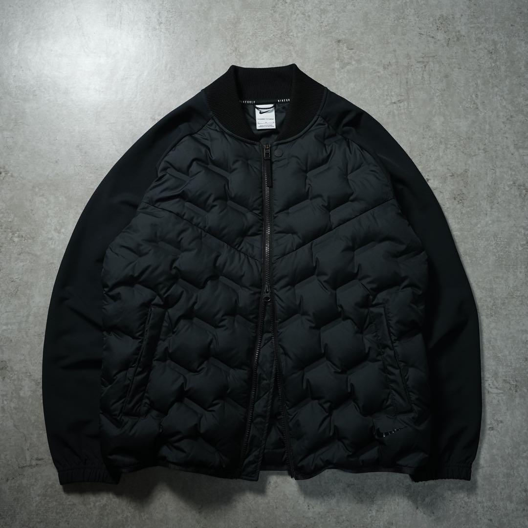 極美品 NIKE THERMA-FIT ADV レペル 長袖 ノーカラー 黒