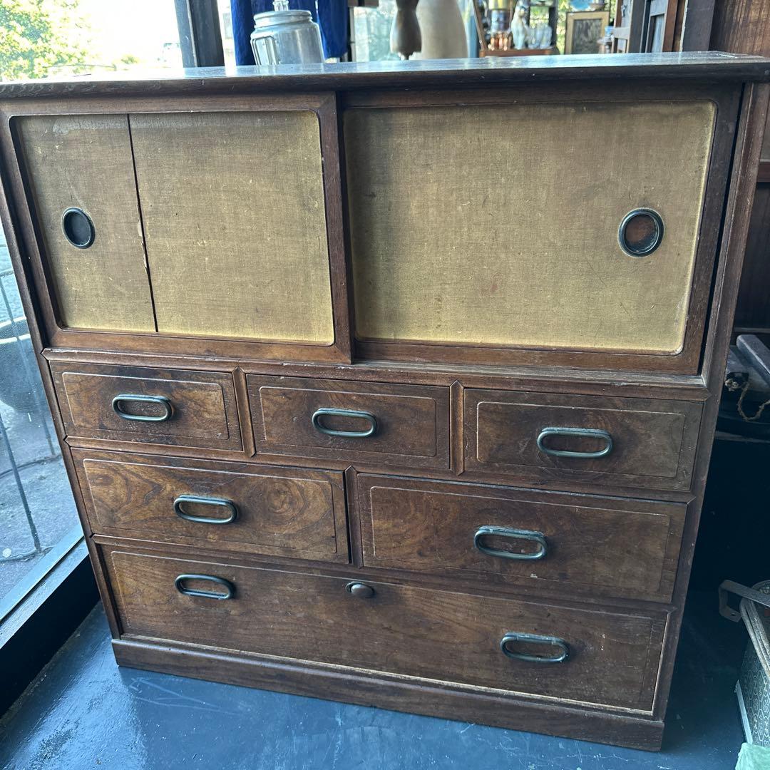 最終お値引き‼️小さめ和ダンス　食器棚や　収納棚に！