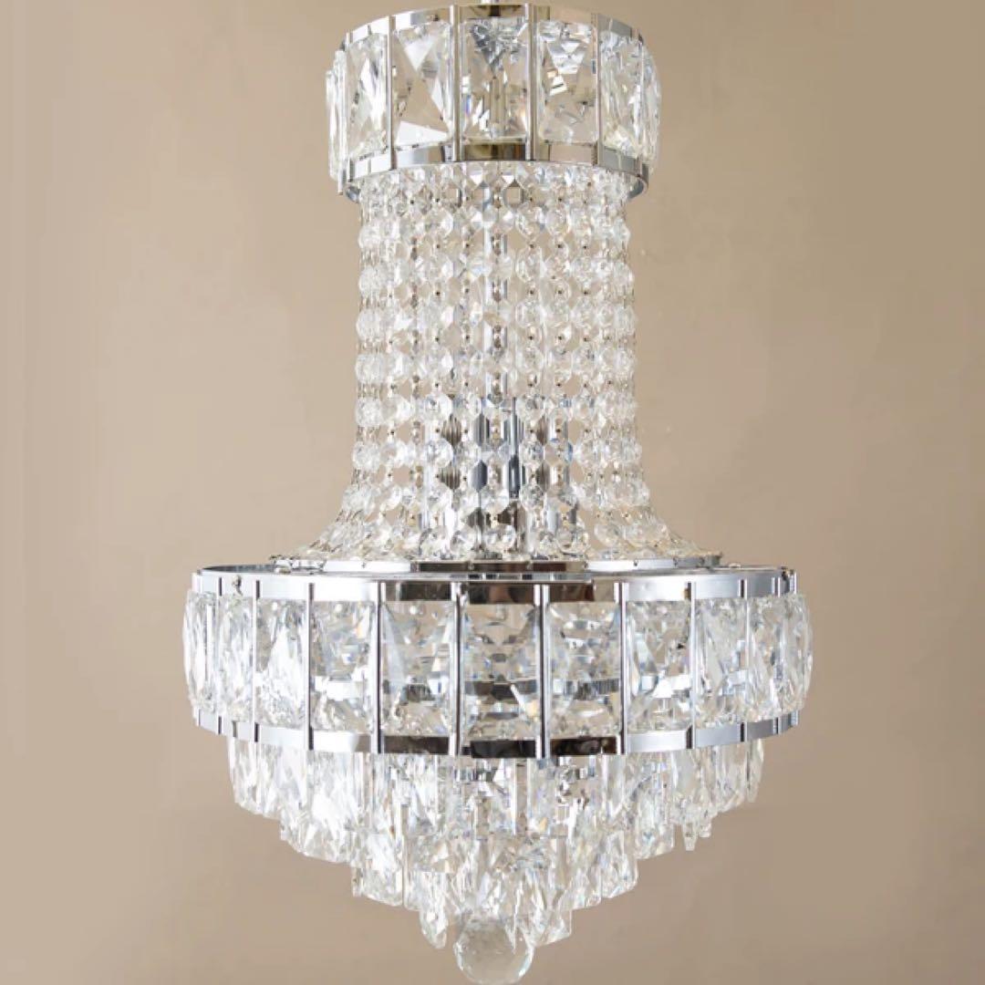 モダンガラス シャンデリア［Martina　マルティーナ（5灯）］＜E12＞